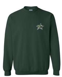 Iowa Colony Sweatshirt Green with white letters CUSTOMIZE