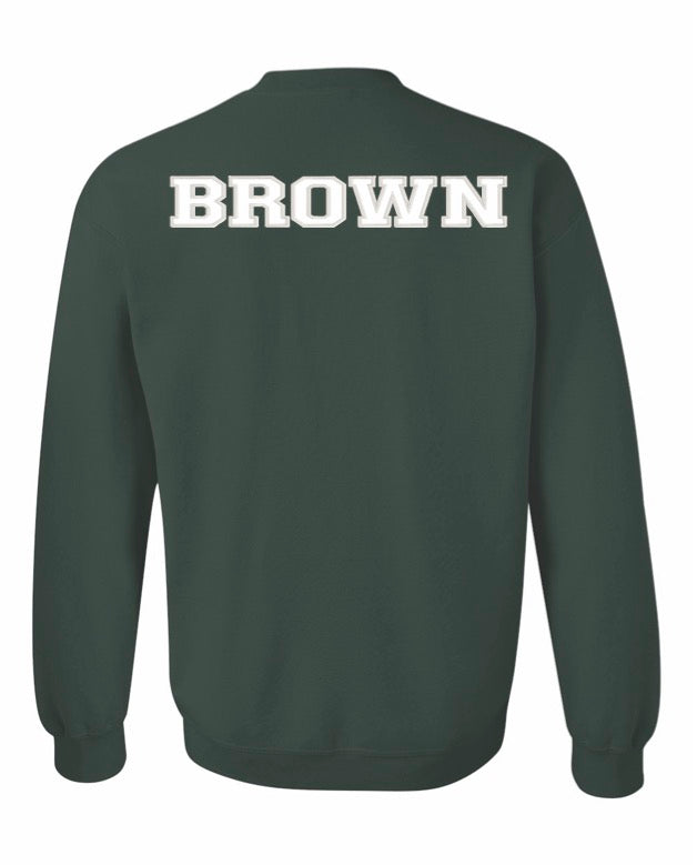 Iowa Colony Sweatshirt Green with white letters CUSTOMIZE